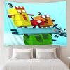 Numberblocks Print Tapestry, Backdrop, Easy Setup, Ideal for Bedroom, Office & Living Room, with Aesthetic Wall Hanging Decor.