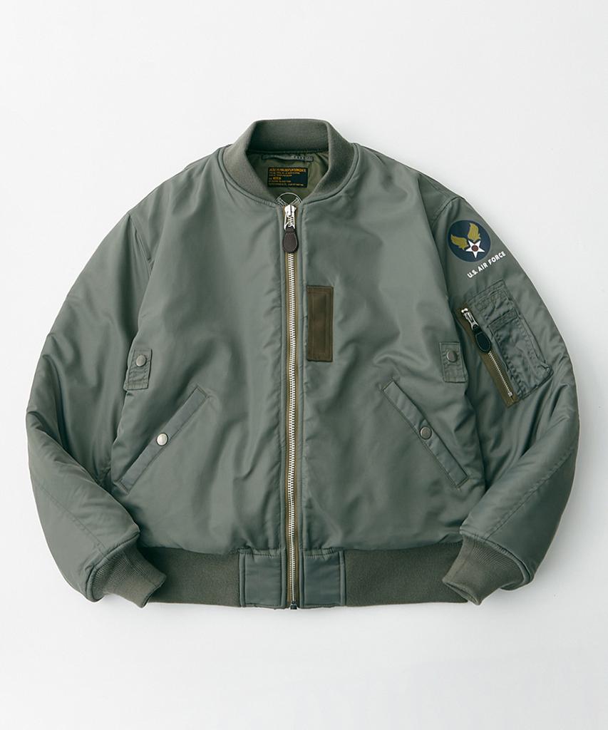 Outstanding Ma-1 Flight Jacket(Wool Insulation)_Sage Green