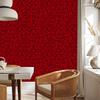 Red Animal Skin Wallpaper Red and Burgundy 50x1000