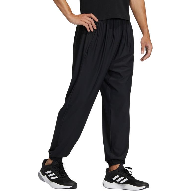 Adidas Knitted Sweatpants Men's Black Moderate Cuffed Pants (Unisex) Knitted Sweatpants HZ7051