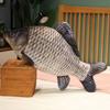 Cartoon Fish Simulation Fish Plush Toys Mossambica Fish Anime Pillow Dolls  Toy for Little Kids