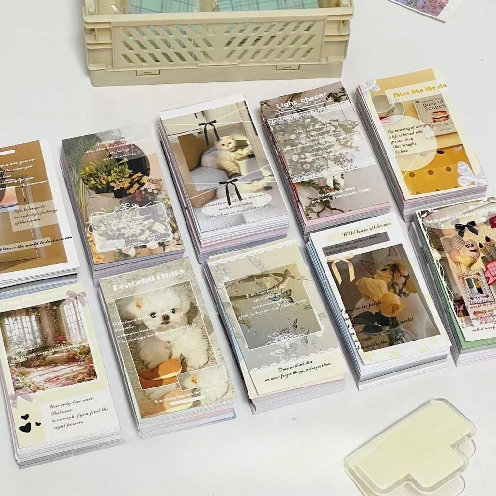 100Pcs American Life Collection Seal Sticker for Bubble Bag Airplane Box Girl Scrapbook Journal Travel Sketchbook DIY Decoration