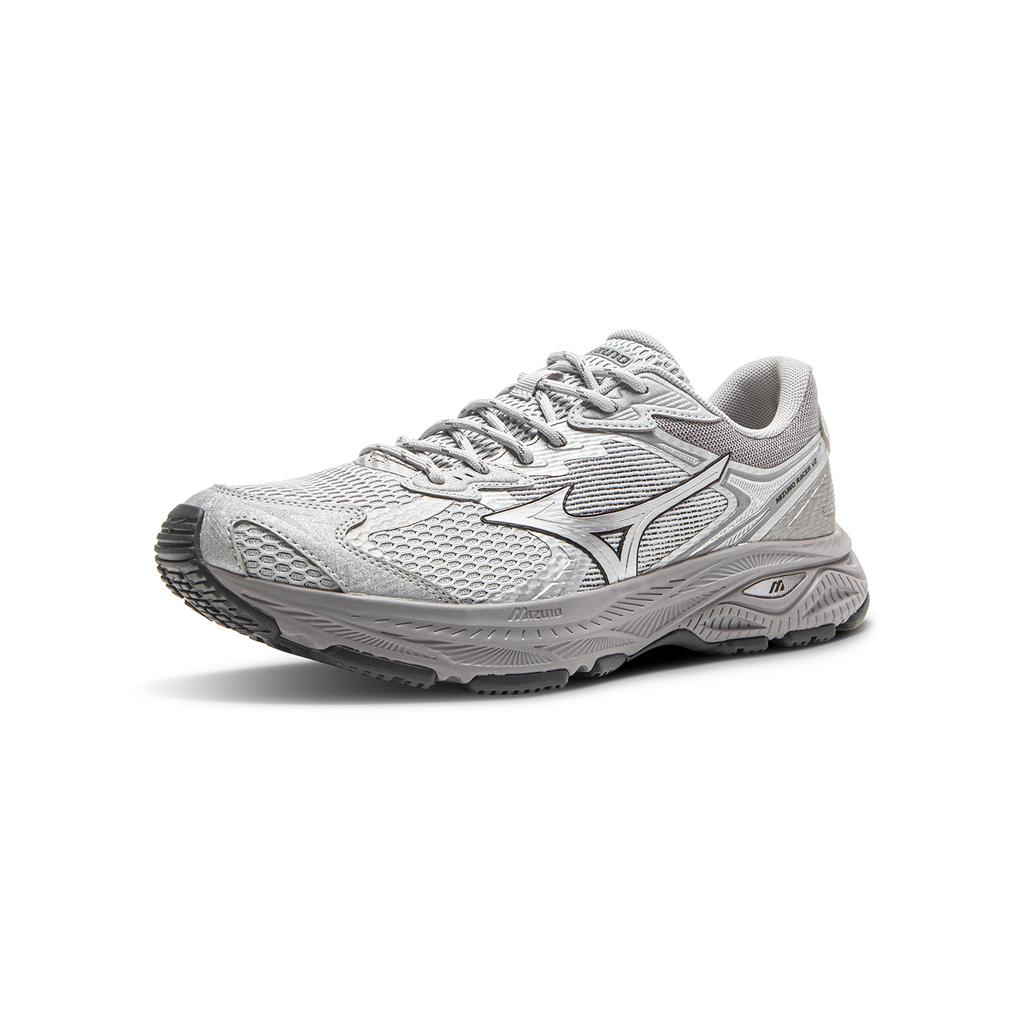 Mizuno RACER V2 Амортизация, Нескользящие, Дышащие, Легкие Кроссовки с низким верхом для бега Унисекс Гонконгский туманно-серый Mizuno D1GH250605