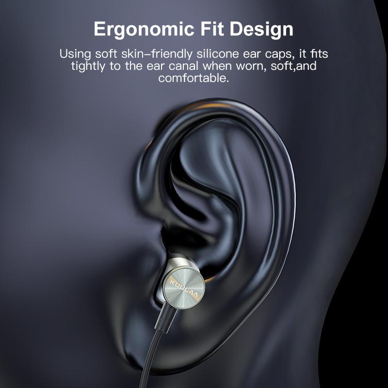 Kuulaa 3,5 мм проводные наушники с басами, стереонаушники, музыкальная спортивная игровая гарнитура с микрофоном для наушников Xiaomi IPhone 7 8 samsung huawei