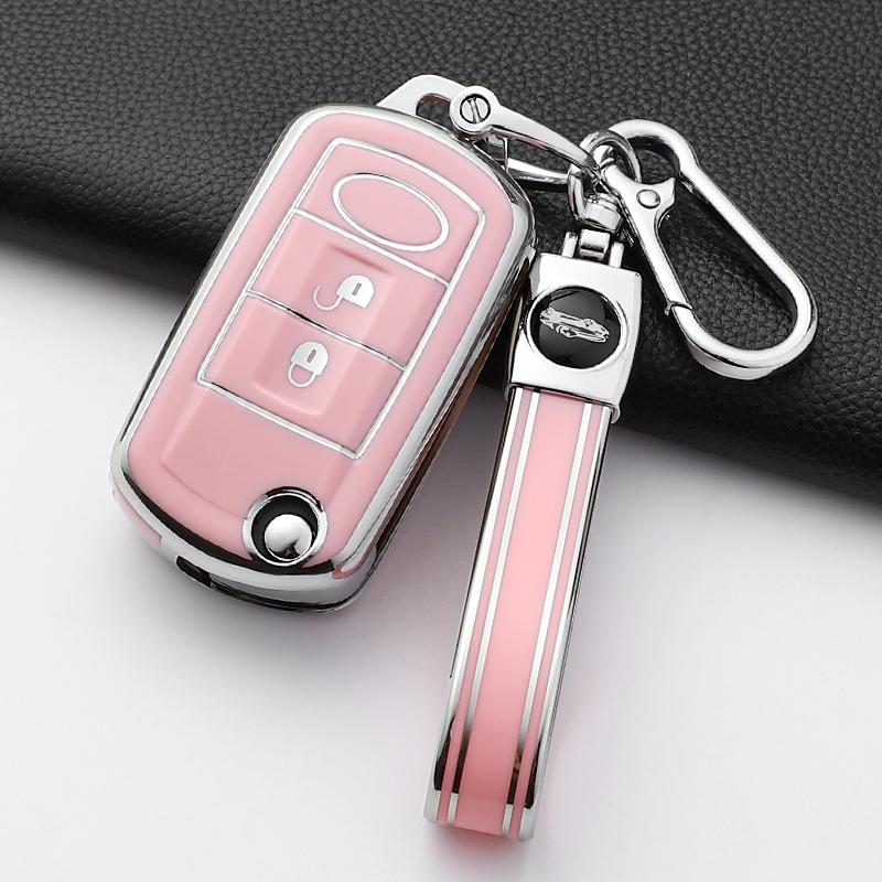 Модный чехол-оболочка из ТПУ для автомобильного ключа Range Rover Sport Vouge Land Rover Discovery 3 2006 2007 2008 2009 Бесключевые аксессуары