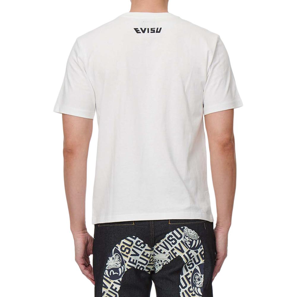 EVISU T-Shirts Men's Crew Neck Moderate 2ESHTM2TS521XXCT