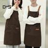Kitchen Apron with Pocket Adjustable Strap Design Waterproof Anti-fouling Cleaning Apron Cooking Pinafore Kitchen Supplies
