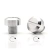 2 Pcs Universal Aluminum Alloy Motorcycle Clockwise M10*1.25 Mirror Hole Plug Screw Bolts Covers For Suzuki Yamaha Honda Kawasaki