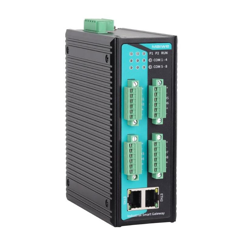 Modbus-шлюз Maiwei, 8-портовый преобразователь RS232 в Ethernet