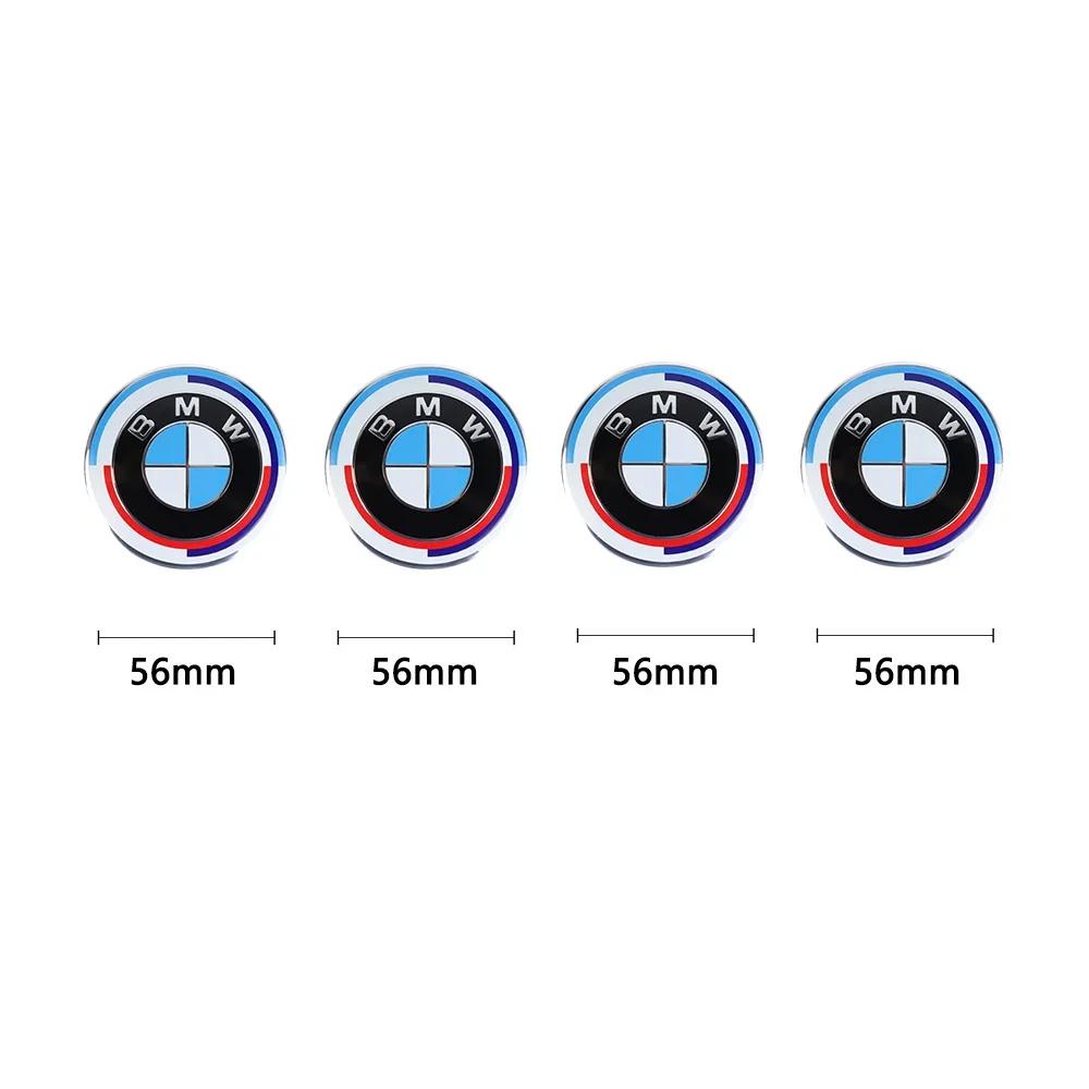 4Pcs 56MM/68MM Car Styling Wheel Center Cap Hub Covers For BMW G32 G30 G01 G02 G05 G06 G07 G26 G23 G22 F40 F20 Badge Accessories npdf01