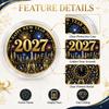 2027 Commemorative Coin Art Collectible Souvenir Clear Engraved Pattern Ideal New Year Present for Coin Collectors Keepsake