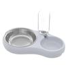 Automatic Cat Water Feeder & Dual Bowl Dispenser
