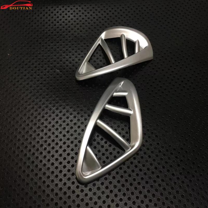 Стайлинг автомобиля для аксессуаров Renault Captur 2017 2016, хромированная внутренняя приборная панель вокруг вентиляционных накладок, наклейка, автомобильные наклейки