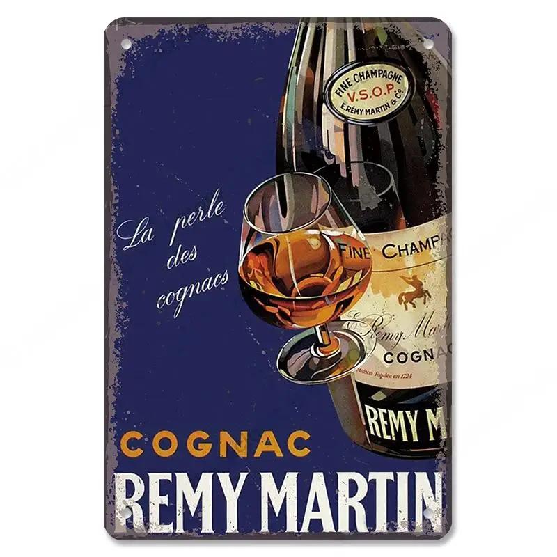 Винтажный постер Виски Сигара Металлическая жестяная табличка Ретро Декоративные тарелки Для Гаража Клуба Мужской пещеры Бара Отеля Кафе Настенный декор