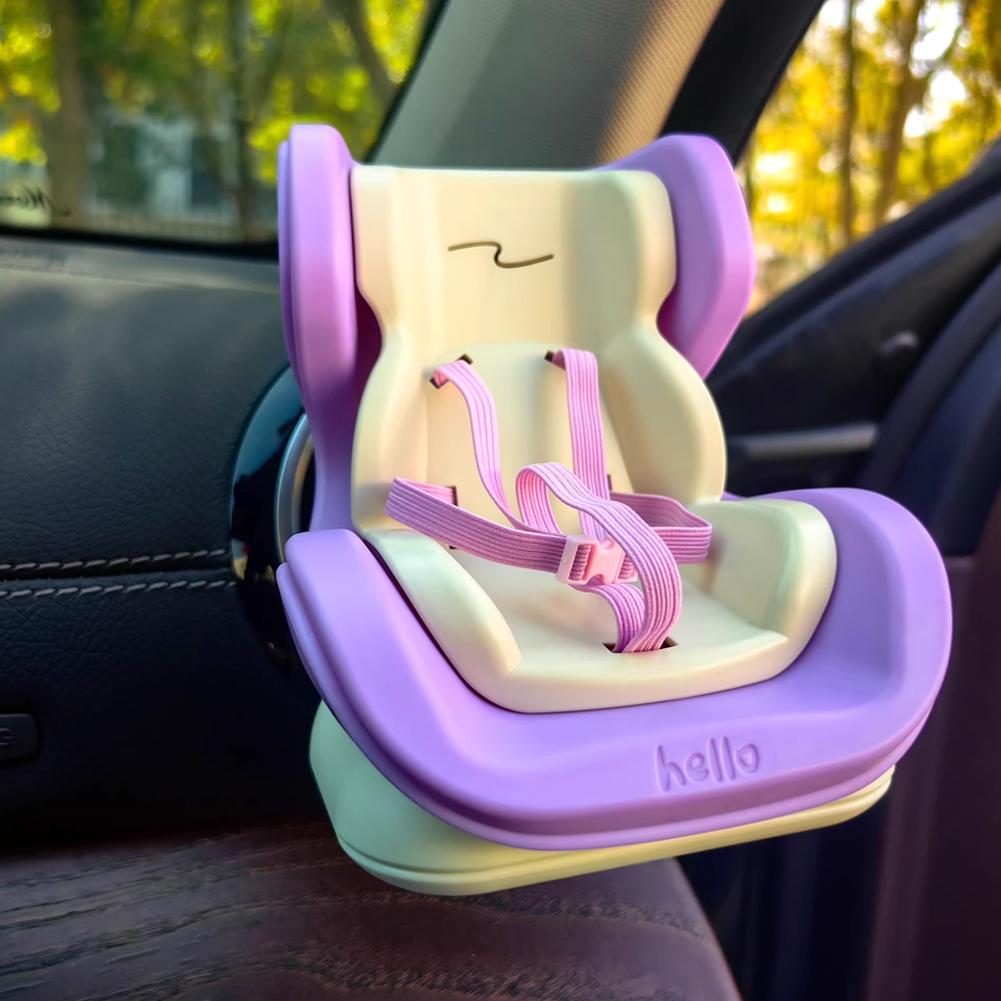 Автомобильное кукольное сиденье для 17 см мультяшного кресла Labubu, модель для автомобильного сиденья Labubu, декор для салона автомобиля Labubu Doll