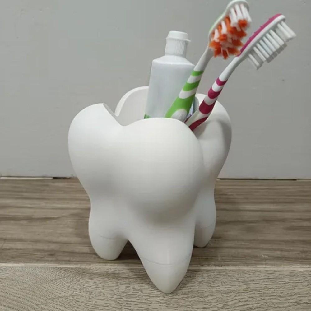 Creative 3D Printing Toothbrush Holder Multi-functional Toothbrush Rack  Gift for Dentist
