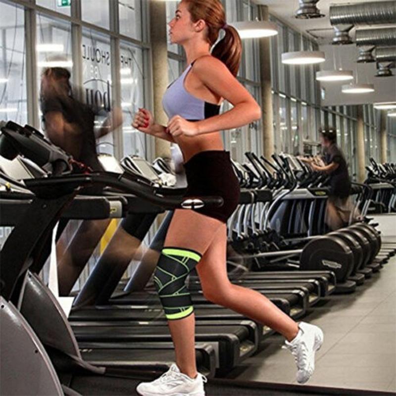 Коленный бандаж, компрессионный ремень, рукав, спортивная защитная связка, регулируемая