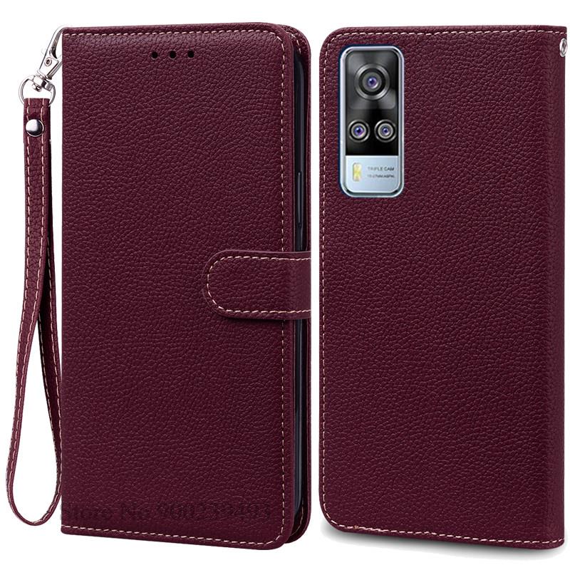 Для Vivo Y31 2021 Чехол V2036 Чехол-книжка с кошельком Для Vivo Y51 Y51A V2030 Y 51 31 Чехол VivoY31 Для Vivo Y33 Y53S 4G Мягкая обложка Funda
