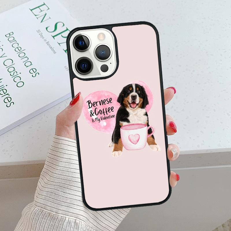 Смешной Бернский зенненхунд Чехол для телефона cover Для iPhone 17 Air 15 16 16e 14 13 12 11 Pro Max Coque Для Apple PLUS fundas