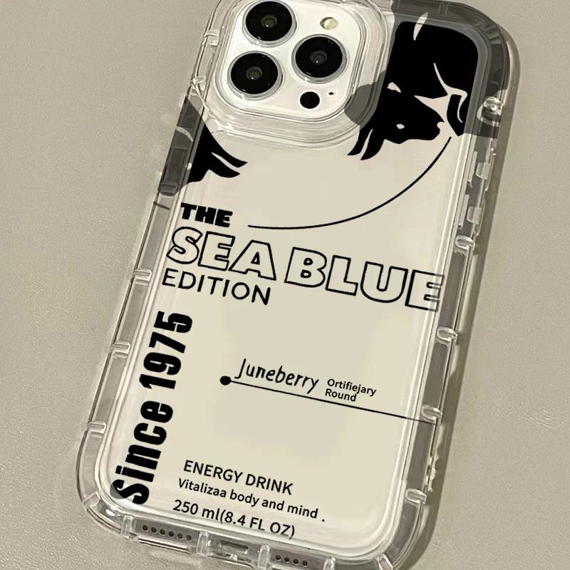 Красный Модный Логотип B-BullS Мягкий Чехол Для Телефона Для iPhone 17 Air 16 e 15 14 13 12 11 Pro Max Plus Mini SE 2020 2022 Ударопрочный Чехол