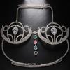Beach Water Drop Chest Bracket Top Sexy Bikinis Body Accessories Nightclub Rave Bra Rhinestone Lingerie Jewelry for Women Dress Accessory