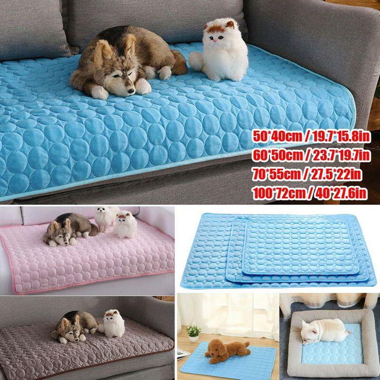 Охлаждающий коврик для собак Pet Ice Pad Teddy Mattress Cat Cushion Summer Keep Cool Bed Gel