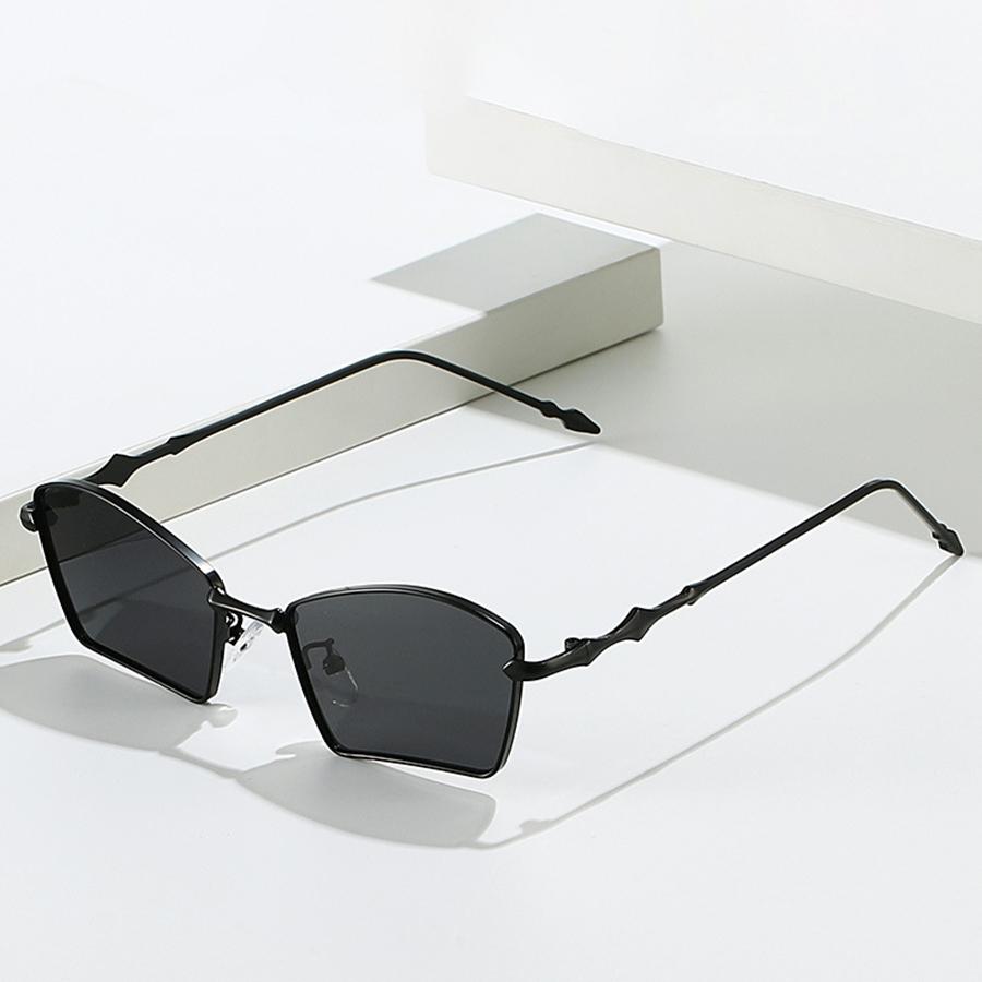 Модные солнцезащитные очки Металлические солнцезащитные очки