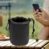 Неопреновая сумка для объектива Сумка для объектива камеры DSLR Водонепроницаемая противоударная поясная сумка Цилиндр держателя объектива с внутренней защитой от меха Сумка для хранения объектива камеры