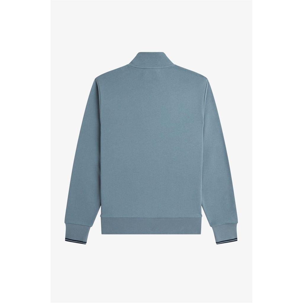 Fred Perry Mens Logo Half Zip Sweatshirt