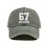 Винтажные бейсболки Six Seven 6 7 для мужчин и женщин, потертые кепки-snapback, для путешествий на открытом воздухе, с регулируемой посадкой, кепки