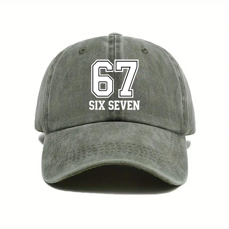 Винтажные бейсболки Six Seven 6 7 для мужчин и женщин, потертые кепки-snapback, для путешествий на открытом воздухе, с регулируемой посадкой, кепки