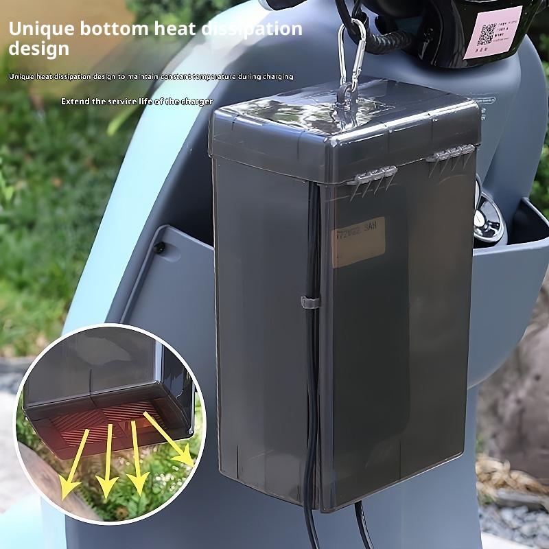 Зарядное устройство для электромобиля Дождезащитный Пылезащитный Универсальный Водонепроницаемый Бокс для Аккумулятора Автомобиля Уличный Герметичный Зарядка Сверхбольшое Хранилище