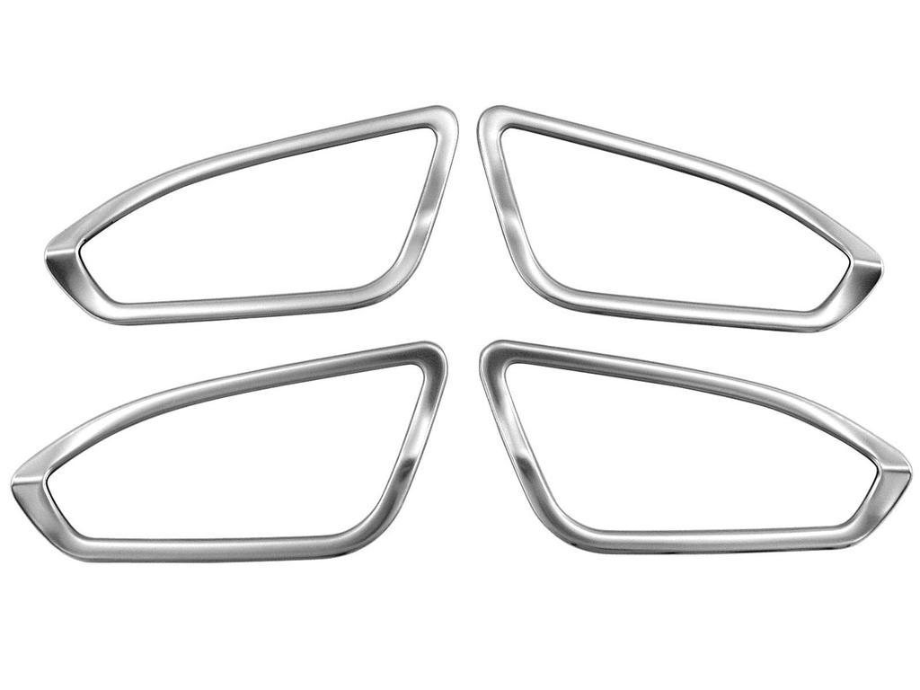 BRIGHTZ 1 Series F20 Stainless Steel Inner Door Handle Cover Plate 4PC Satin Silver F 20 118d 120i M140i 118i M135i 116i 135i [INS-DHC-094]