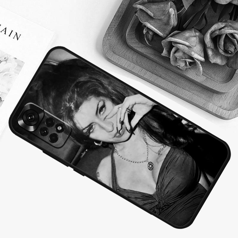 Чехол Amy Winehouse для Xiaomi Redmi 12C 10C 9A 9C 9T Redmi Note 12 Pro 8 9 10 11 Pro 11S 10S 12S
