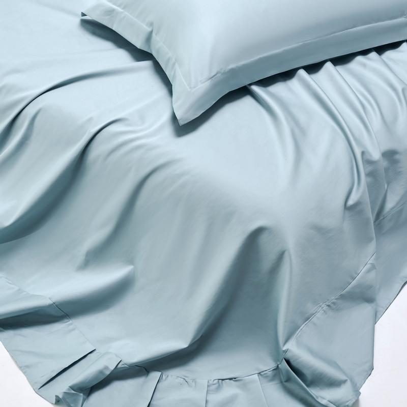 Мягкий комплект постельного белья из 100% египетского хлопка, плотность 1000 нитей, комплект постельного белья из 4/6 предметов, роскошная шелковистая простыня на резинке и плоская наволочка