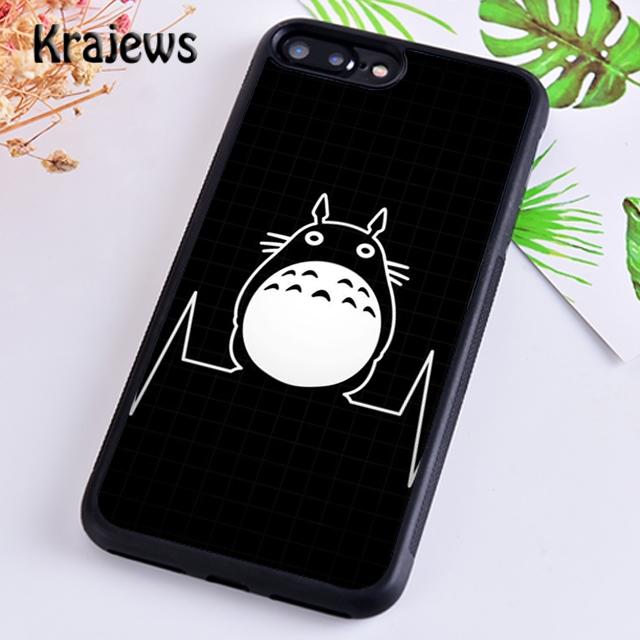 Мягкий чехол для телефона Krajews Studio Ghibli «Мой сосед Тоторо» для iPhone 14 SE 6 7 8 plus 11 12 13 pro XR XS max Samsung S21 22