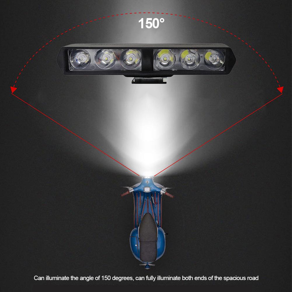 2 шт. 6D светодиодная световая панель 12 В IP67 водонепроницаемая рабочая лампа 6000 К 1200 лм внедорожный прожектор 12 Вт для мотоцикла 4X4 ATV внедорожника грузовика тягача