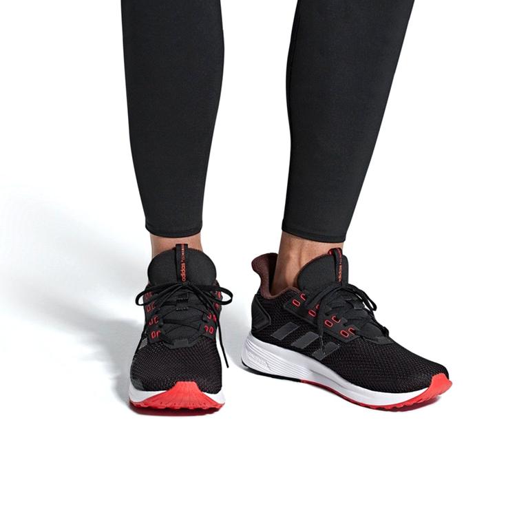 adidas Neo Questar Trail Тканые Амортизирующие Нескользящие Низкие Кроссовки для Бега Мужские Кроссовки Черно-Красные BB7490