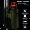 Magnetic Fitness Bag Sports Water Bottle Bag Portable Water Bottle Hanging Bag Crossbody Bag Mobile Phone Key Storage Pocket