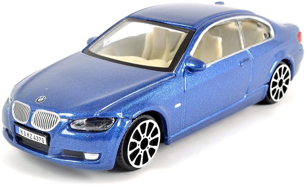 Масштабная миниатюрная модель автомобиля Bburago BM 335i BMW 2008 1/43 (синий)