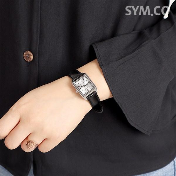 Casio Женские наручные часы Classic Rectangular Square + пакет с билетом на замену батареи