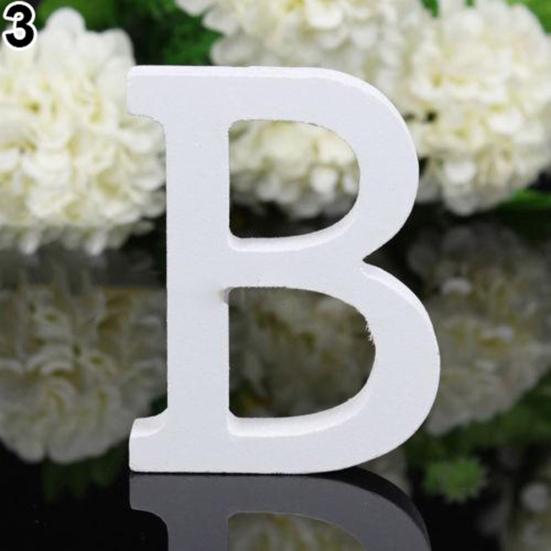 Freestanding Wood Wooden Letters Alphabet Bridal Wedding Party Home Shop Decor