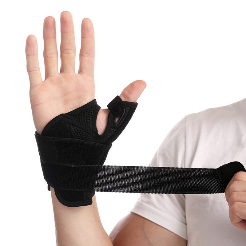 Гибкая шина для поддержки запястья и большого пальца при тендините, артрите, дышащая защита для большого пальца, подходит для правой и левой руки