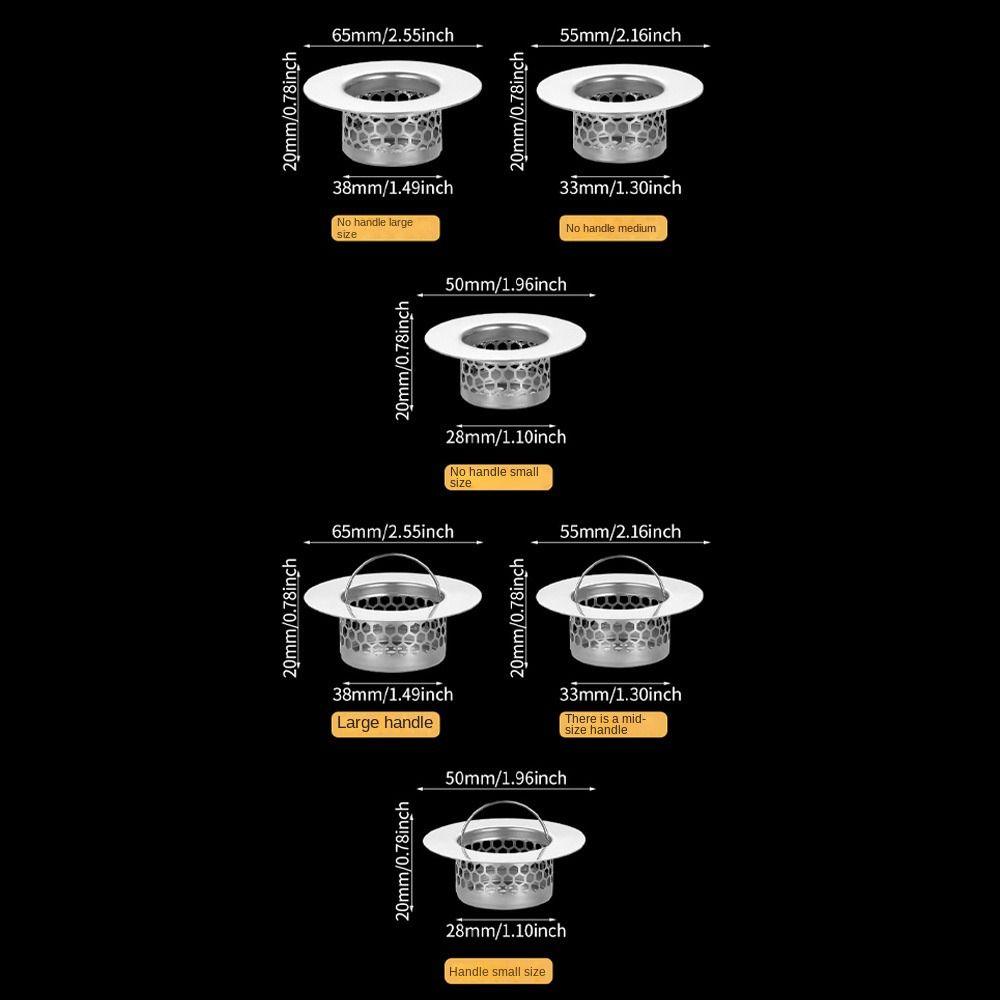 Сетчатый фильтр для слива против засоров с ручкой, полезный сетчатый фильтр для раковины, кухонные и ванные аксессуары