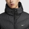 Nike Водонепроницаемая модная пуховая куртка Storm-FIT Windrunner с капюшоном на молнии и длинными рукавами для мужчин, куртки, черный, HQ4183010