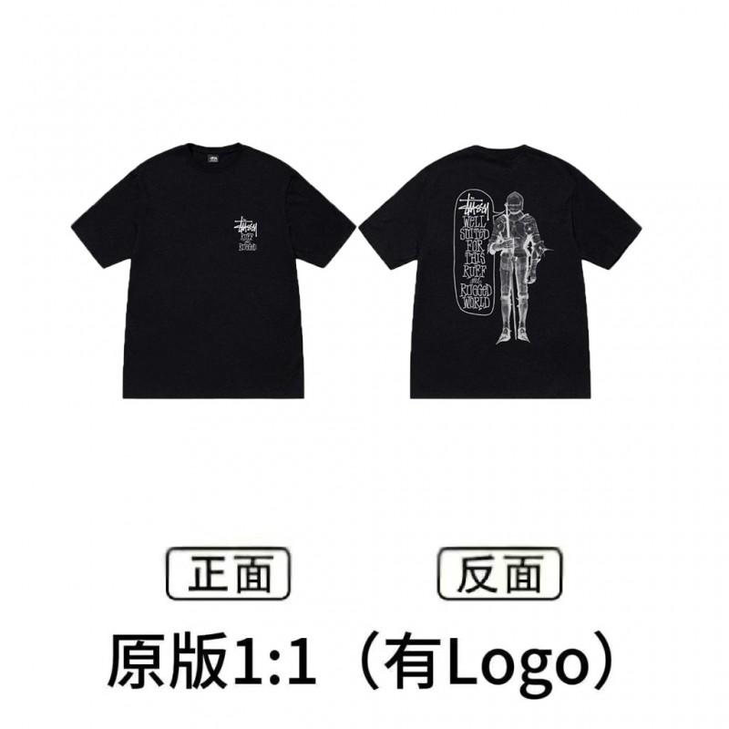 Mens Loose Fit Short Sleeve T-Shirt Casual Letter Print Tee Teens Daily Wear