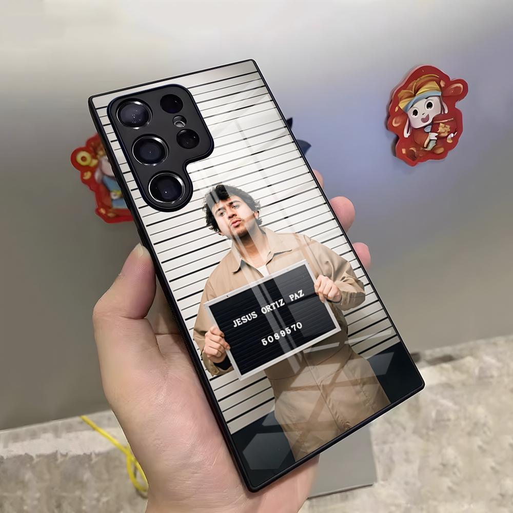 Чехол для телефона рэпера JOP Fuerza Regida для Samsung S26 S25 Ultra S23 S22 S24 S20 Fe S21 Plus A54 A53 A16 Стеклянная крышка