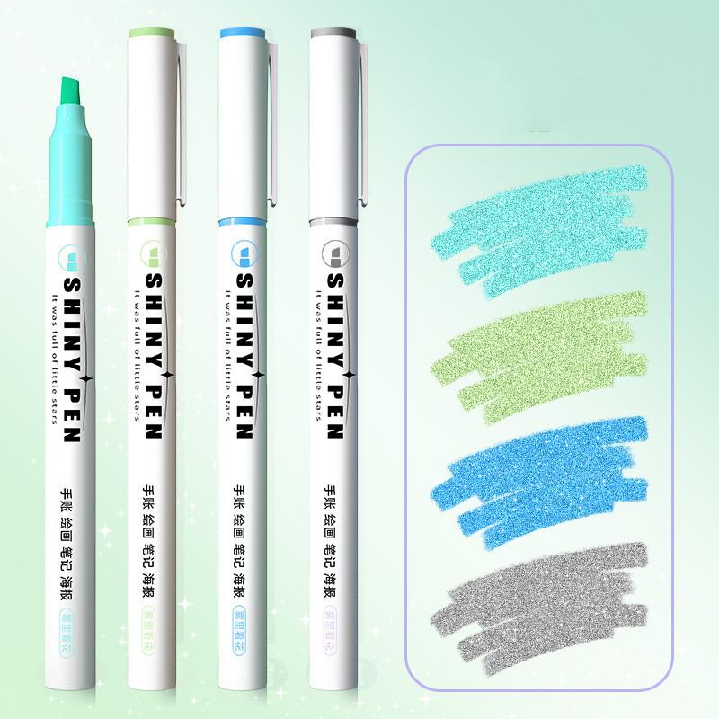 4 шт./набор Morandi градиентный цветной маркер Ins красивый маркер студенческий альбом блокнот маркер ручка кавайные канцелярские принадлежности