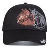 Unisex Splicing Adjustable Horse Embroidery Personality Hip Hop Baseball Hat Trucker Hats Spring Autumn Outdoor Sport Travel For Women Men