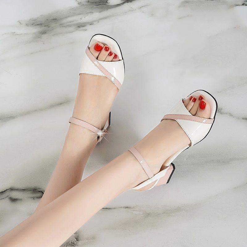 Cresfimix Women Cute Light Green Comfort Spring & Summer Buckle Strap Comfort Sandals Lady Fashion Party Night Club Sandals A59d